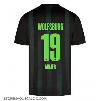 Wolfsburg Lovro Majer #19 Maglia Gara Trasferta Repliche 2024-25